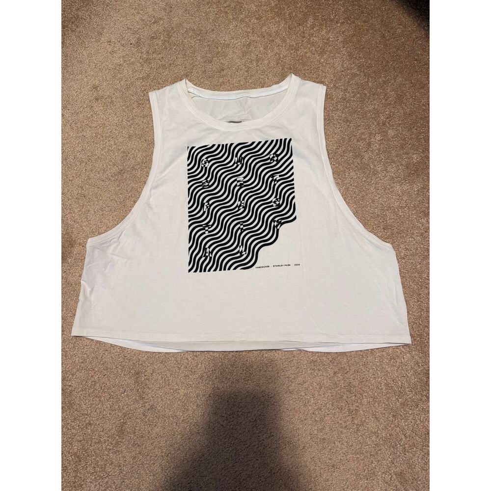 Lululemon sunset festival crop tank Vancouver 2020 size 10